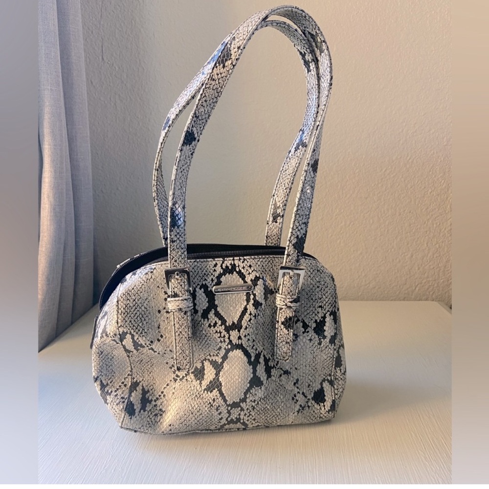 Evan Picone Snake Print Shoulder Bag